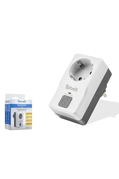 Dotvolt 1050J Surge Hunter Enerji Koruma Prizi Beyaz
