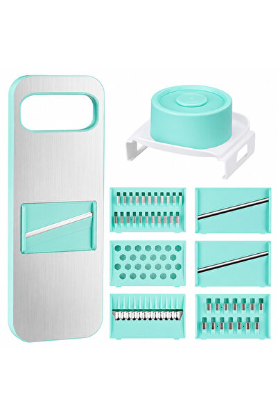 Biki Multi-Function Manual Vegetable Cutter/Blue Color Vegetable Chopper