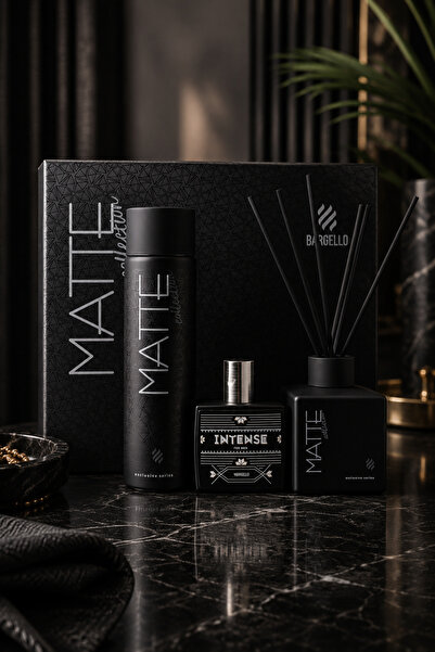Bargello Matte Intense Edp Erkek Parfüm Set 50 ml