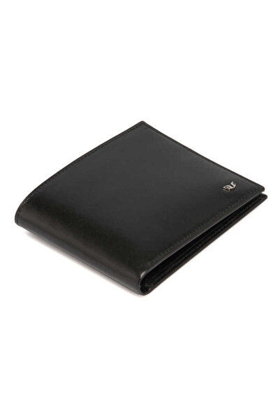 Tergan Black Genuine Leather Men's Wallet - S1Ce00001211-B06