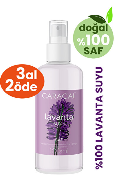 caracal Saf Lavanta Suyu Doğal Cilt Yüz ve Saç Toniği Gözenek Temizleyici Yen...