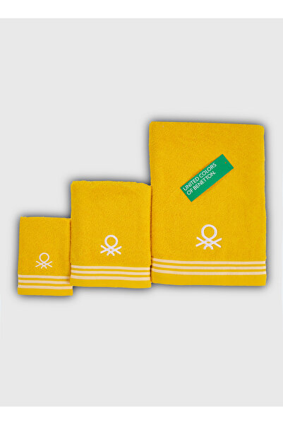 United Colors of Benetton Sarı Unisex Havlu BENETTON SARI HAVLU SET 1