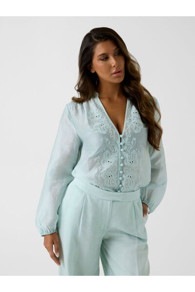 Guess Marciano linen-blend shirt
