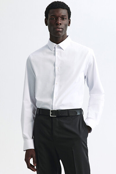 H&M Slim Fit Kolay Ütülenir Gömlek