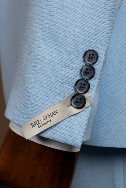 Terzi Ayhan Classics Exclusive Vest Suit Blue