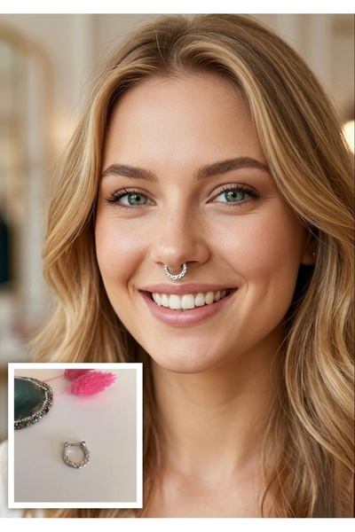 Bylin Takı Ushas Çelik Septum Piercing - 1 Adet