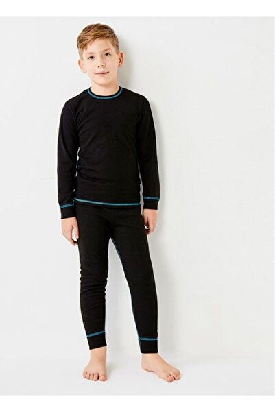 THERMOFORM Ribana Unisex Çocuk Termal İçlik Set Siyah