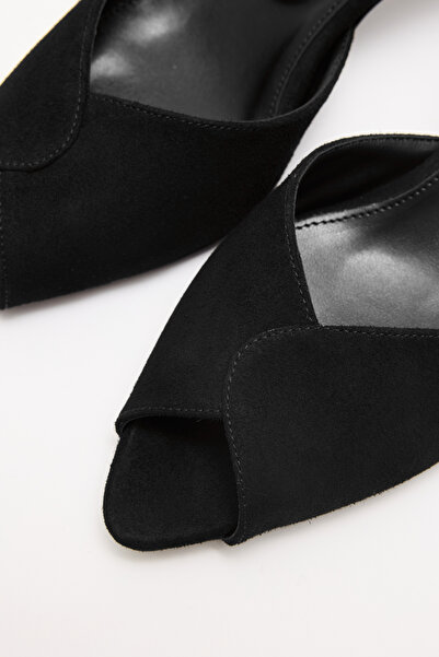LUTVELIZADE Pantofi cu toc 2632 - Pantofi cu toc pentru femei din piele intoa...