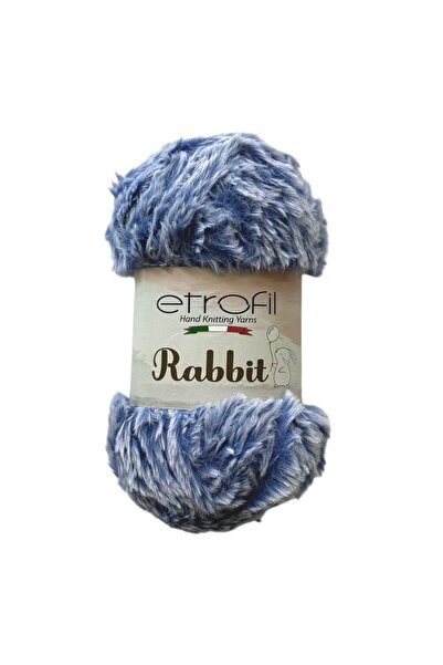 Etrofil Pređa za pletenje Rabbit, plava melange, 100% poliester, 100g, 65m (7...
