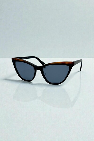 Brooks Elif Optik AT8168 C1 Cat Eye Siyah Leopar Detaylı Polarize Kadın Güneş...