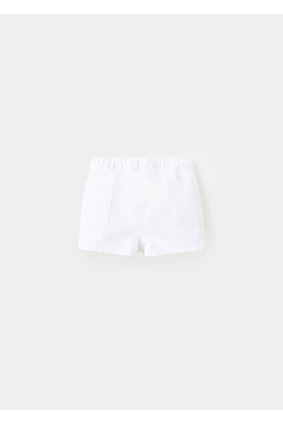 MANGO Baby Cep detaylı denim şort
