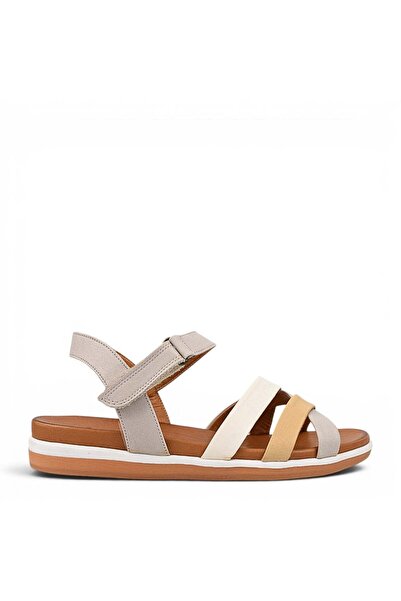 Anna Viotti Sandale casual, damă, ANNA VIOTTI, 2478 gri, piele 36