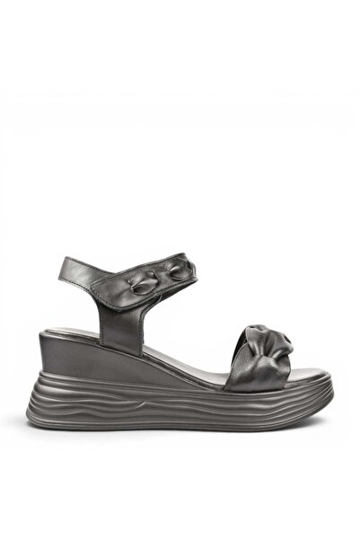 FORMAZIONE Sandale casual, damă, FORMAZIONE, 8702-1 negru, piele, platformă 37