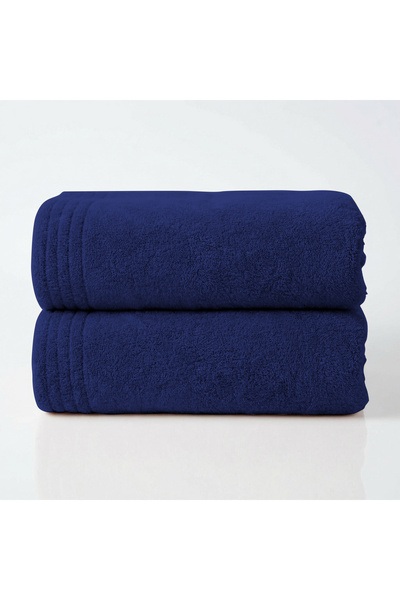 Donetella Pack of 2 Hand Towels 50x90 cm – 330 GSM Microfiber, Soft, Absorben...