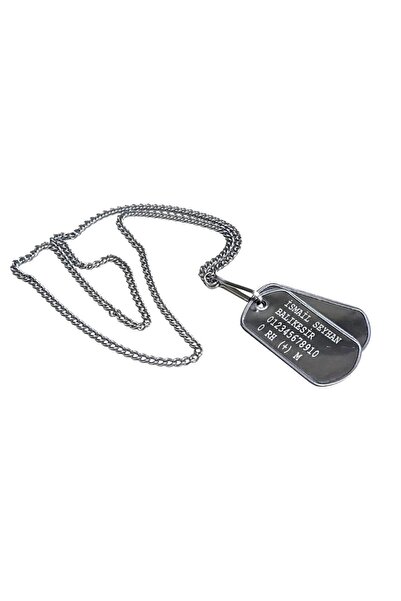 Seyhan Askeri Malzeme Orjinal Asker Künyesi - Lazer Kazıma - Army Dog tag