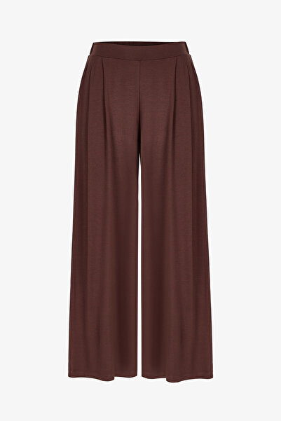 Penti Braune, plissierte Hose mit hoher Taille und weitem Bein