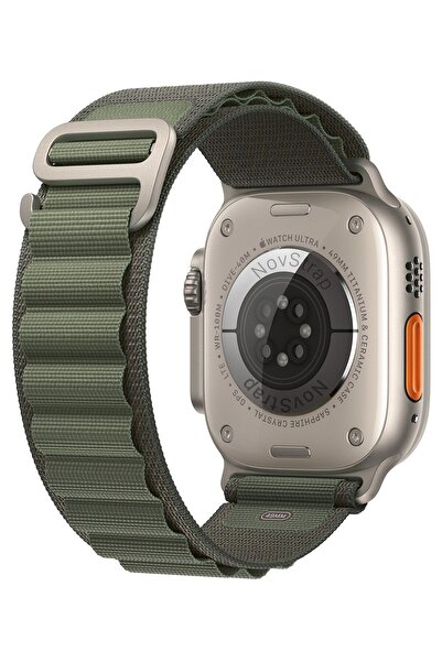NovStrap Apple Watch 42 44 45 49 Mm Seri 1 2 3 4 5 6 7 8 9 Se Ultra Ile Uyuml...