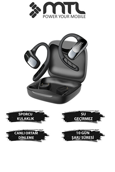MTL OWS Sporcu Kablosuz Bluetooth Kulaklık Kulak Üstü Ultra Konforlu Air Cond...