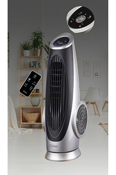Go İthalat Kiwi KFAN-7690 Kule Tipi Kumandalı Dokunmatik Ekran Turbo Fan Vant...