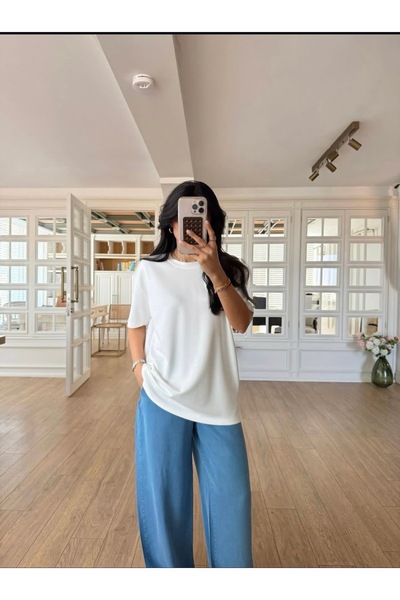 NG BUTİK COLLECTİON OYSHO MODAL KUMAŞ TSHİRT