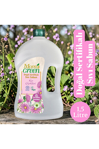 Mom's Green Natural Certified Liquid Soap Wild Flowers 1500 ml Ecocosmos