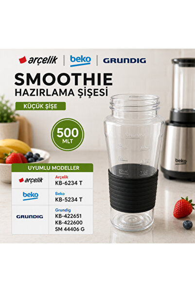 ÖZ BEYAZ EŞYA -Grundi̇g--Kb-422651 Smoothie Blender Mixing Bottle (500 ml) (O...