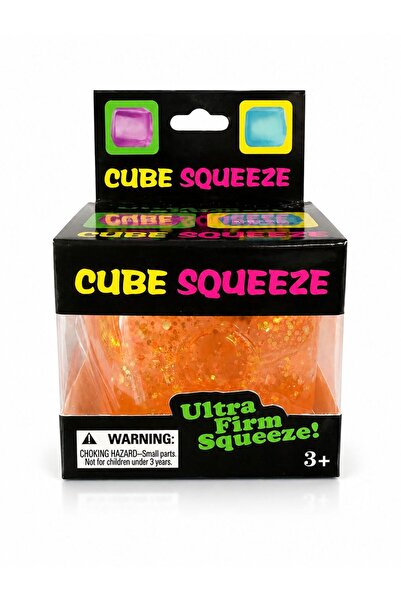 Squeeze Jucărie antistres "Cube Squeeze" PORTOCALIU