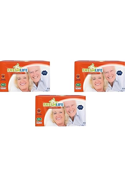 Freshlife حفاضات للمرضى البالغين مقاس كبير جدًا 90 قطعة (30*3 قطع)