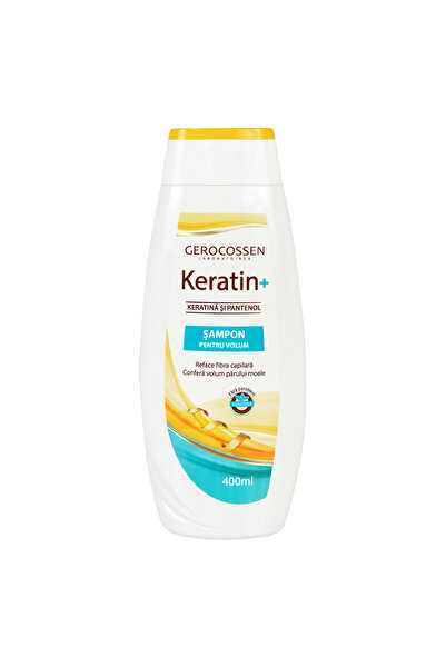 GEROCOSSEN Șampon Keratin+ cu keratină și pantenol, pentru volum, 400 ml