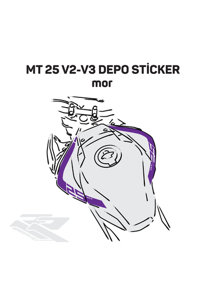 RR Graphic YAMAHA MT 25 V1-V2 DEPO STİCKER