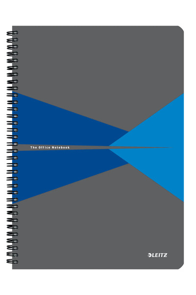 Leitz Office Notebook Spiral A4 Arithmetic Blue PP Cover