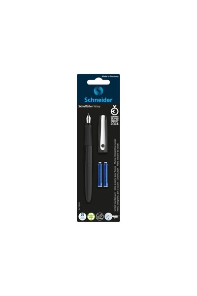 SCHNEIDER Stilou ondulat 1 buc/blister Negru