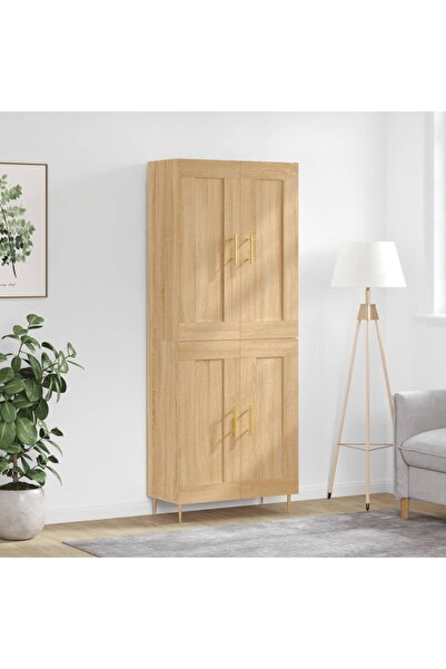 Concept Dulap înalt, stejar sonoma, 69,5x34x180 cm, lemn compozit