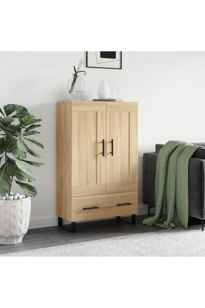 Concept Dulap înalt, stejar Sonoma, 69,5x31x115 cm, lemn prelucrat