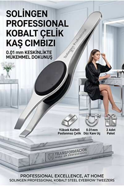 Transformacion Titanium Steel Tweezers Eyebrow Shaping Tweezers Hair Removal ...