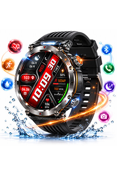 IBESPHERE Smartwatch Premium Sport, Ecran 1.7” 360x360 IPS, Autonomie 7zile, ...