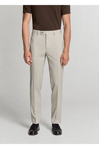 MANGO Man Turin %100 yün kumaş pantolon