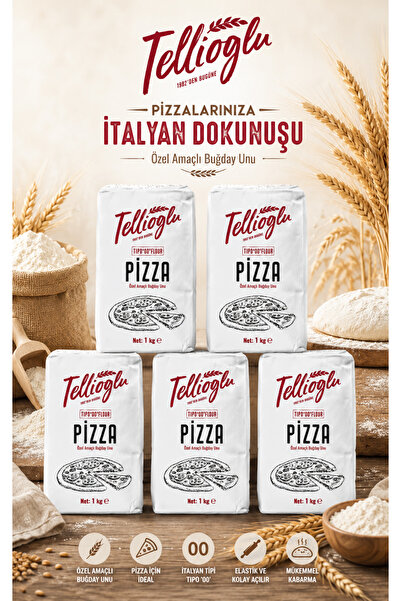 tellioğlu Pizza Unu 5x1 Kg