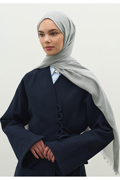 Freshscarfs Kaşmir Dokulu Şal Gümüş