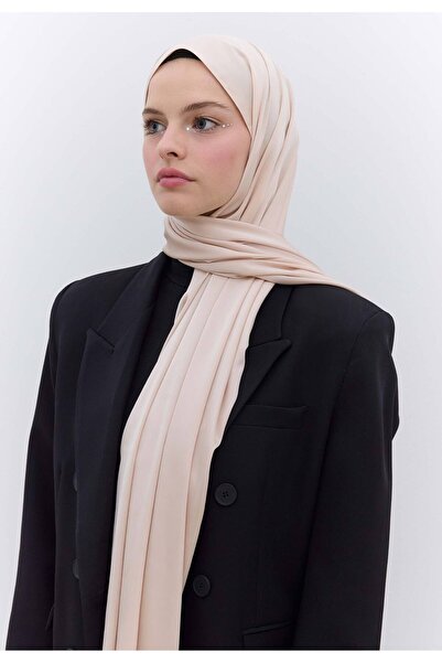 Freshscarfs Açık Pudra İpeksi Elegance Şal