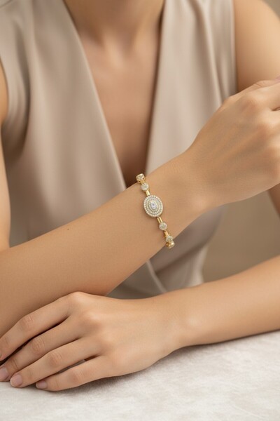 XUPING JEWELRY سوار من حجر الزركون من ستايل بيس/مجوهرات XUPING LUMINA