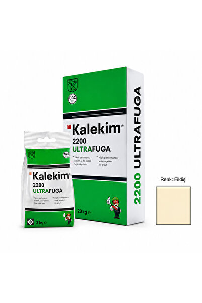 Kalekim FİLDİŞİ ( KREM ) Renk Derz 2200 ULTRA FUGA Silikon Katkılı, Yüksek Pe...
