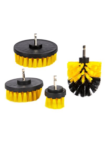 DETOOLZ Set de 4 perii de curățare pentru burghie