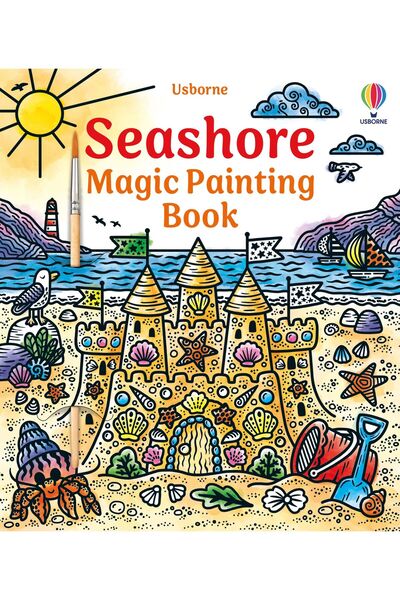 Usborne Children's book, Usborne, Seashore Magic Painting Book, 5+ years