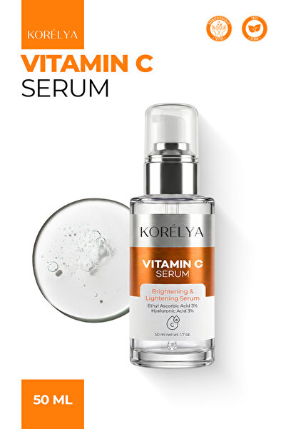 KORELYA C Vit Aydınlatıcı Ve Ton Eşitleyici Bakım Serumu 30 ml