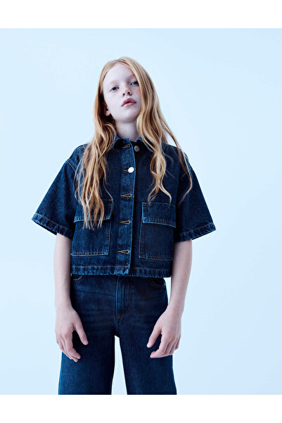 Marks & Spencer Denim Pamuklu Gömlek
