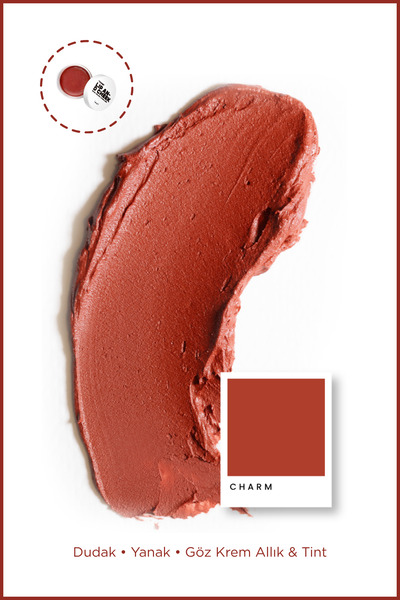 Leef Lip & Cheek Balm Charm | Kırmızı Dudak & Yanak Balmı | 3’ü 1 Arada Krem ...