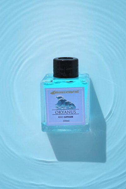 MOUVEMENT Okyanus Esintisi 100 ml Bambu Çubuklu Oda Kokusu Evinizde Doğal Ve Sakinleştirici Atmosfer Yaratın
