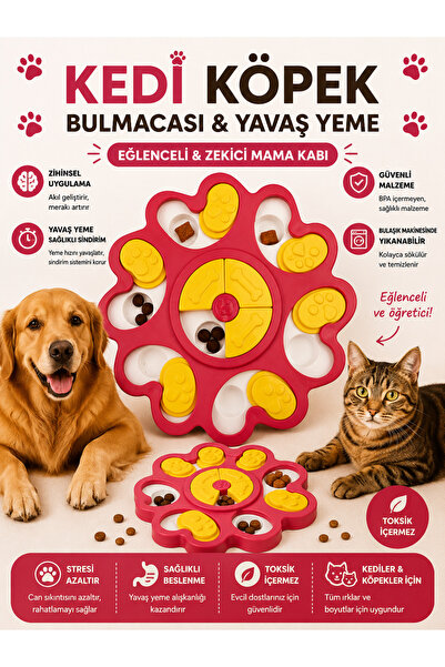 Glipet Yavaş Besleme Sağlayıcı Köpek Bulmacası ve Oyuncağı