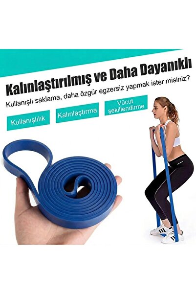 ORVİCA 35 KG Direnç Bandı Kas Geliştirme Lastiği Fitness Pilates Cross Training Bant Mor - Extra Sert